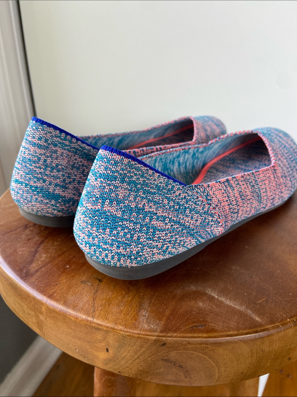 Rothy’s “The Flat” in retired Turquoise Melange - Picture 4 of 6